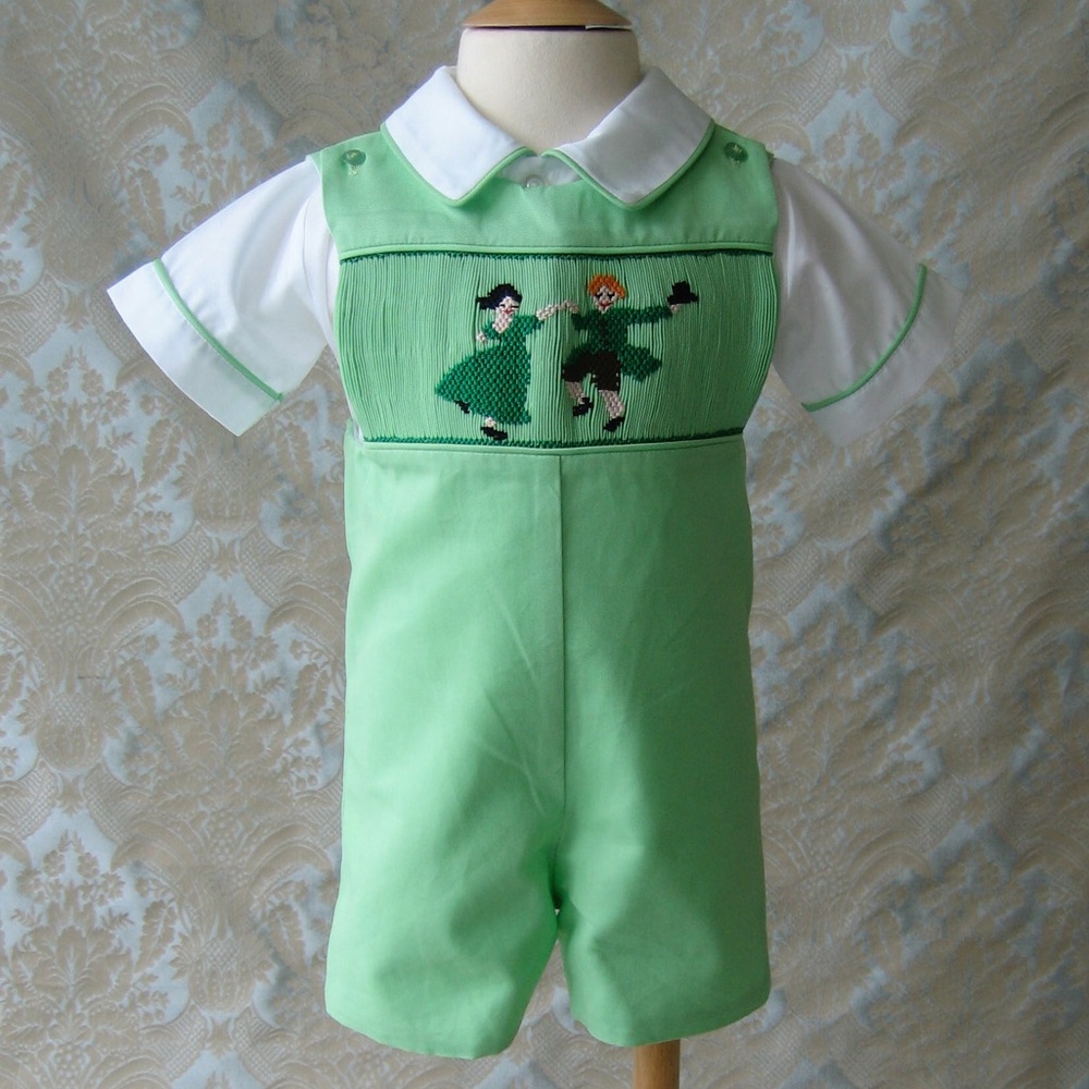 St. Patrick’s Day & Easter Smocked Shortall 2 Set